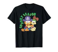 Garfield Halloween Spooky Season Pirate Pals Retro T-Shirt