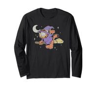 Garfield Halloween Witch Garfield Flying On Broom Retro Manche Longue