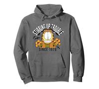 Garfield Halloween Zombie Chat Trouble Trick Treat Cartoon Sweat à Capuche