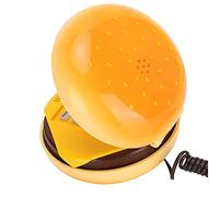 Garfield Hamburger Telefon,Lip Telephone Gold,Hamburger Telephone,Funny Landline Phone,Hamburger Phones Nouveauté Emulational Hamburger Téléphone Fil Téléphone Fixe Décoration de,t
