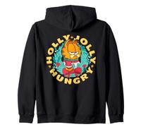 Garfield Holly Jolly Hungry Christmas Wreath Sweat à Capuche