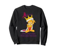 Garfield House Cat King Big Ego Comedy Meme Dessin animé Classique Sweatshirt