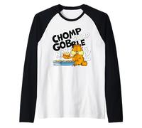 Garfield Hungry Cat Lover Fast Food Hero Classic Lasagne Manche Raglan