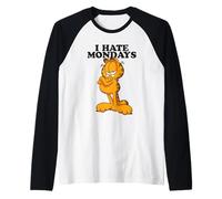 Garfield I Hate Mondays Manche Raglan