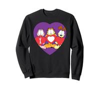 Garfield I Heart Arlene, Garfield, and Odie Valentine's Day Sweatshirt
