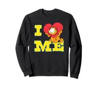 Garfield I Heart Me Funny Block Letters Love Cat Cartoon Sweatshirt