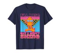 Garfield - I'll Rise But I Won't Shine Cool Chat T-Shirt