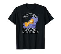 Garfield I'm Busy Doing Nothing Recliner Time Cartoon Cat T-Shirt