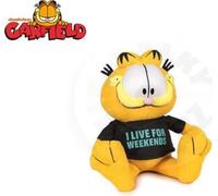 Garfield - Je vis pour les week-ends 28 cm Peluche assise