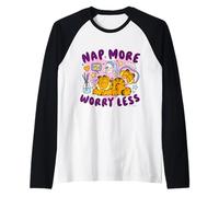 Garfield - Le chat fait plus la sieste et se préoccupe moins Manche Raglan