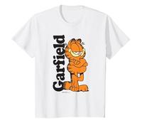 Garfield Logo Cooper T-Shirt, Enfant, Blanc, 6 Ans