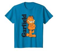 Garfield Logo Cooper T-Shirt, Enfant, Saphir, 10 Ans