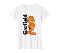 Garfield Logo Cooper T-Shirt, Femme, Blanc, XS
