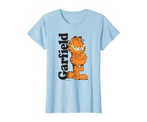 Garfield Logo Cooper T-Shirt, Femme, Bleu Céleste, XS