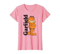 Garfield Logo Cooper T-Shirt, Femme, Rose, M