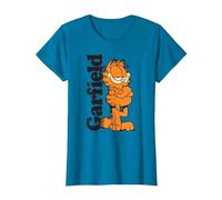 Garfield Logo Cooper T-Shirt, Femme, Saphir, XS