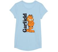 Garfield Logo Cooper T-Shirt, Fille, Bleu Céleste, XS