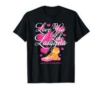 Garfield Love You Like Lasagna Hearts Valentine's Cartoon T-Shirt