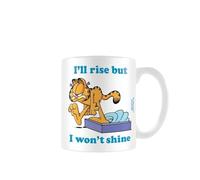 Garfield - Mug I´LL RISE BUT WON´T SHINE (Taille unique) (Blanc/Bleu/Orange)