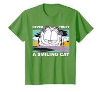 Garfield Odie Big Face Smiing Friends Cheeky Retro Cartoon T-Shirt