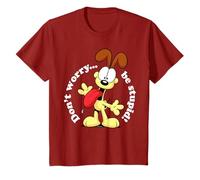 Garfield Odie Ignorance Carefree Dog Années 80 et 90 Dessin animé Classique T-Shirt