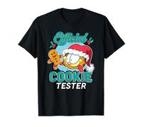 Garfield Official Cookie Tester Funny Christmas Cartoon T-Shirt