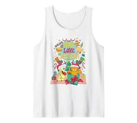 Garfield Peace, Love, Lasagna Funny Christmas Cat Cartoon Débardeur