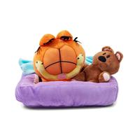 Garfield Peluche de collection Dormant avec Pookie 17,8 cm