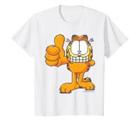 Garfield Pixel Graphics Cheeky Cat Lasagne Pouces Love T-Shirt