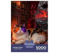 Garfield Puzzle de 1 000 pièces pour Adultes - Jeux éducatifs Amusants, stimulants et Casse-tête pour Adultes et Enfants à partir de 12 Ans - Décoration de la Maison - 70 x 50 cm - 1000 pièces