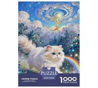 Garfield Puzzle de 1000 pièces pour Adultes - Jeux éducatifs Amusants, stimulants et Casse-tête pour Adultes et Enfants à partir de 12 Ans - Puzzle décoratif 70 x 50 cm - 1000 pièces