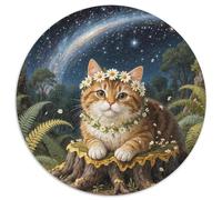 Garfield Puzzle pour Adultes 1000 Pièce Pet Chat Mignon Impossible Défi Jouets Jeu Éducatif Cadeaux pour Hommes 1000pcs (67.5x67.5cm)
