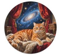 Garfield Puzzle pour Adultes 1000 Pièce Pet Chat Mignon Impossible Défi Jouets Jeu Éducatif Cadeaux pour Femmes 1000pcs (67.5x67.5cm)