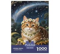 Garfield Puzzle pour Adultes 1000 Pièce Pet Chat Mignon Impossible Un Difficile Jeu Éducatif Cadeaux Hommes 70x50cm/1000pcs