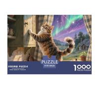 Garfield Puzzle pour Adultes 1000 Pièce Pet Chat Mignon Impossible Un Difficile Jeu Éducatif De Décoration Familiale 38x26cm/1000pcs