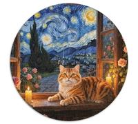 Garfield Puzzle pour Adultes 1000 Pièce Pet Chat Mignon Qualité Supérieure Un Difficile Jeu De pour Toute La Famille Cadeaux pour Femmes 1000pcs (67.5x67.5cm)