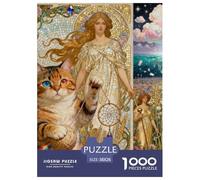 Garfield Puzzles de 1000 pièces pour Adultes et Enfants à partir de 12 Ans - Puzzle décoratif - 38 x 26 cm - 1000 pièces