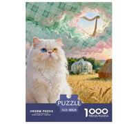 Garfield - Puzzles de 1000 pièces pour Adultes, Jeux stimulants et Casse-tête pour Adultes et Enfants à partir de 12 Ans, Puzzle de décoration 38 x 26 cm, 1000 pièces