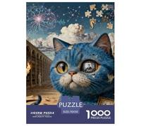 Garfield - Puzzles de 1000 pièces pour Adultes, Jeux stimulants et Casse-tête pour Adultes et Enfants à partir de 12 Ans, Puzzle de décoration d'intérieur 70 x 50 cm, 1000 pièces