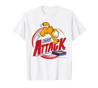 Garfield Retro Comic Snack Attack Love Food Illustration Humoristique T-Shirt