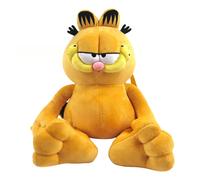 CYPBRANDS Garfield Garfield Sac à dos pour enfant Motif corps Garfield avec rubans réglables et amovibles Orange Produit officiel Orange Garfield Sac à dos en peluche