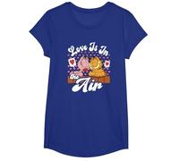 Garfield Saint Valentin Garfield Arlene Love is in The Air T-Shirt, Fille, Bleu Royal, M