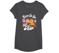 Garfield Saint Valentin Garfield Arlene Love is in The Air T-Shirt, Fille, Chiné Foncé, XS