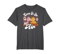 Garfield Saint Valentin Garfield Arlene Love is in The Air T-Shirt, Homme Grandes Tailles, Chiné Foncé, 2X Tall