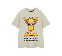 Garfield T-Shirt à Manches Courtes pour Enfants | T-Shirt Graphique Smiling Cat en Flocons d’Avoine | Personnage de Dessin animé Vêtements Confortables pour garçons et Filles