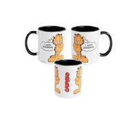 Garfield Tasse à café « I Hate Mondays » en céramique, 320 ml, noir/blanc