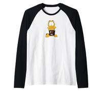 Garfield Trick Or Treat Halloween Treats Cute Cat Cartoon Manche Raglan
