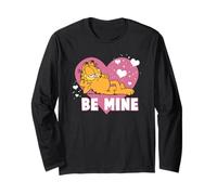 Garfield Valentine's Day Be Mine Chill Pose Portrait Manche Longue