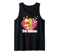 Garfield Valentine's Day Be Mine Cute Heart Shaped Portrait Débardeur