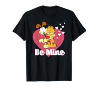 Garfield Valentine's Day Be Mine Cute Heart Shaped Portrait T-Shirt